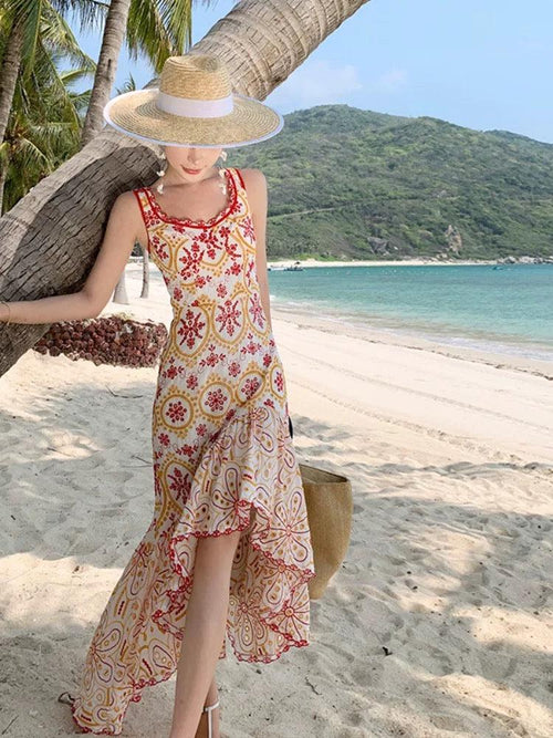 Scilla Luxe Summer Midi Dress - Alamode By Akanksha