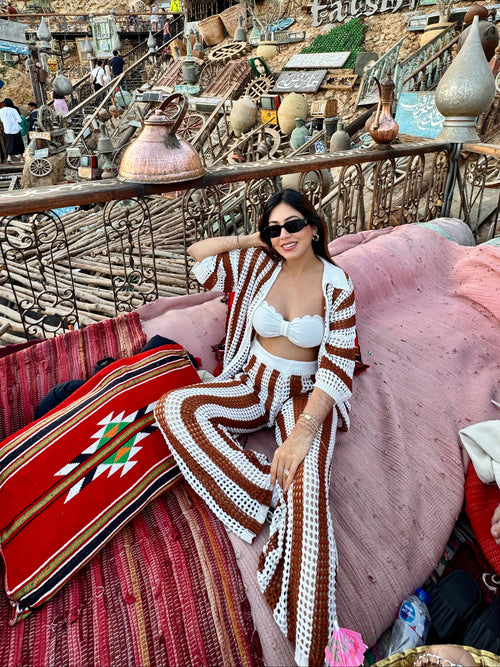 Dorre Top and Pants Resortwear Set