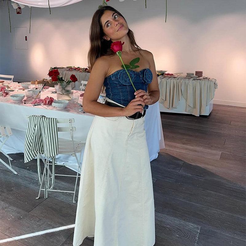 Buy Cinzia Rose Denim Top for Women Online in India on Miss Mosa