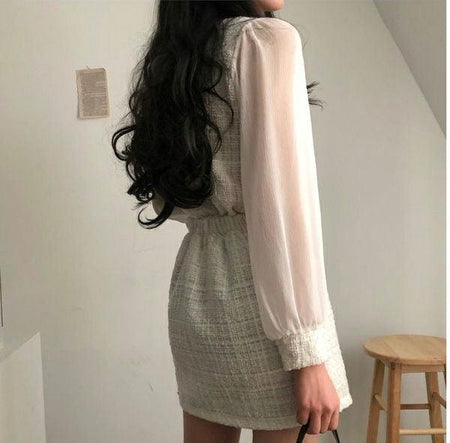 Louisa Tweed 2 Pc Set - Alamode By Akanksha