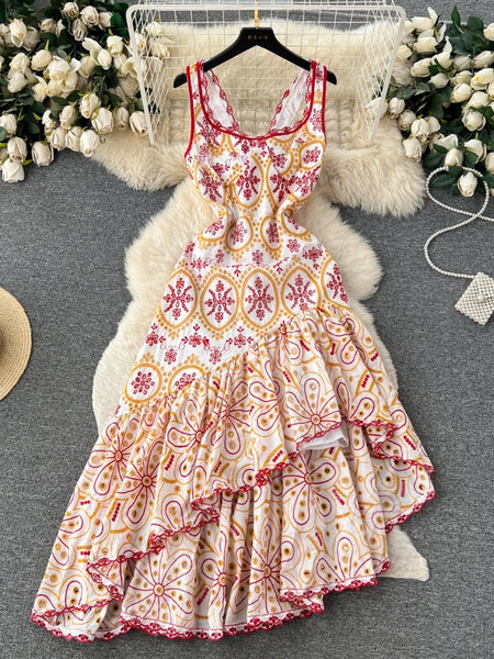 Scilla Luxe Summer Midi Dress - Alamode By Akanksha