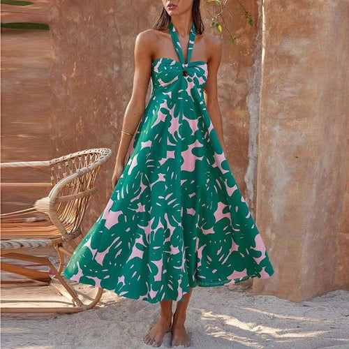 Middleton Summer Tropical Midi Dress - Alamode By Akanksha