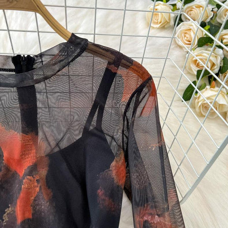 Rimeza Statement Midi Bodycon Dress - Alamode By Akanksha