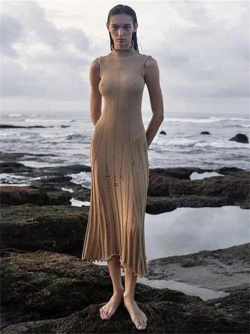 Raven Luxe Soft Knit Dress - Alamode By Akanksha