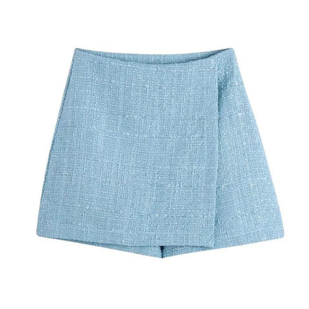 Kalt Blazer And Tweed Skirt Set - Alamode By Akanksha