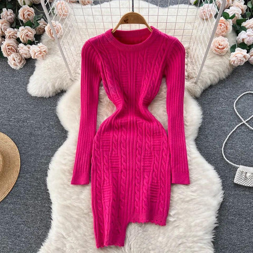 Aaron Knitted Bodycon Dress - Alamode By Akanksha