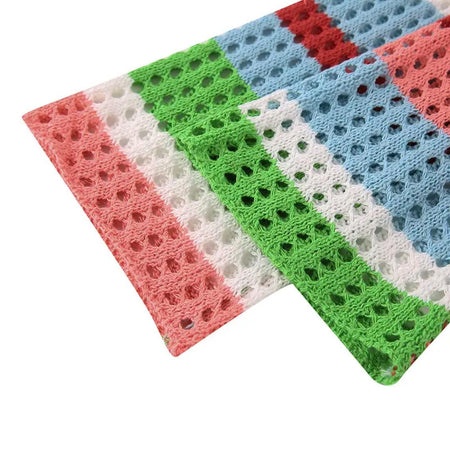 Pamela Crochet Holiday Soft Dress In Multicolor