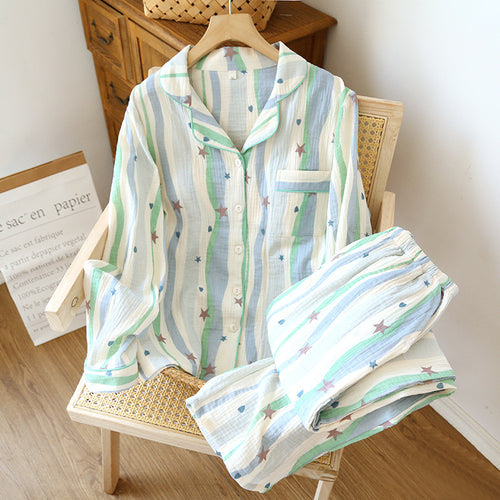 Flama Cotton Nightsuit In White