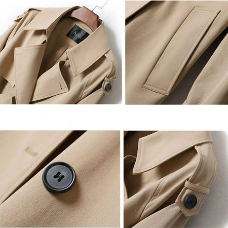 Oasis Statement Trenchcoat In Brown - Alamode By Akanksha