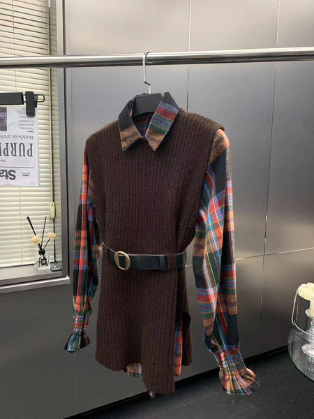 Robbie Two Piece Set with Belt - Alamode By Akanksha