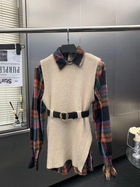 Robbie Two Piece Set with Belt - Alamode By Akanksha