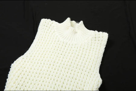 Milos Tasseled Soft Crochet Dress In Beige