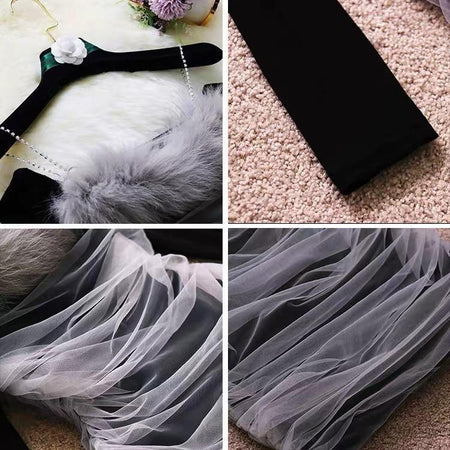 Welda Furry Party Dress - Alamode By Akanksha