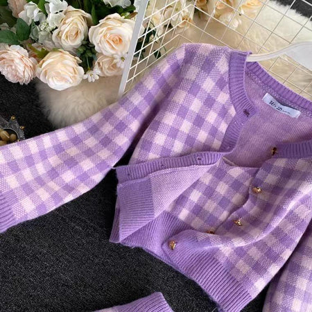 Plaid Coord Set - Alamode By Akanksha