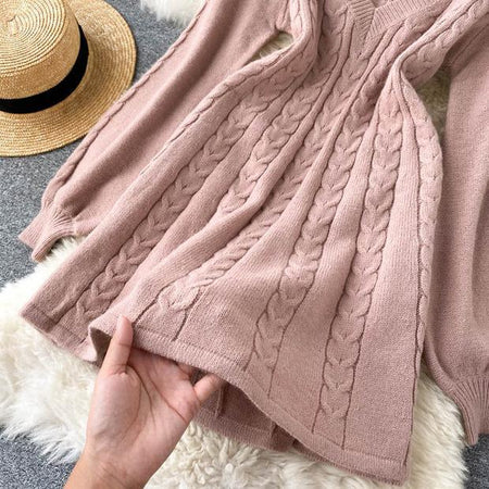 Mitsy Knitted Dress - Alamode By Akanksha