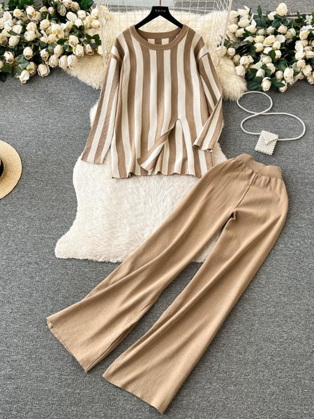 Beige - Hanoi Knitted Coord Set