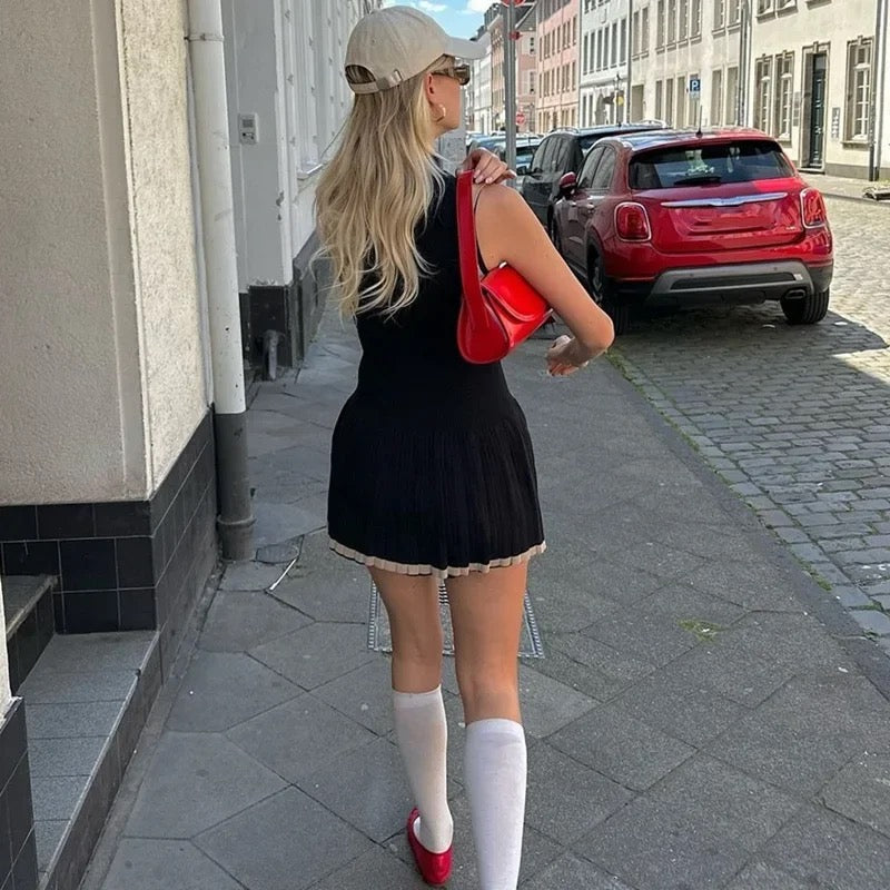 Abby Luxe Short Knit Dress