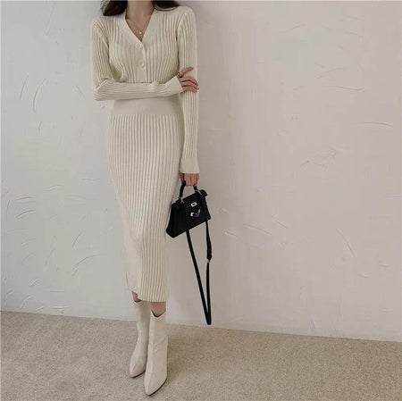 Bethany Woolen Bodycon Dress - Alamode By Akanksha