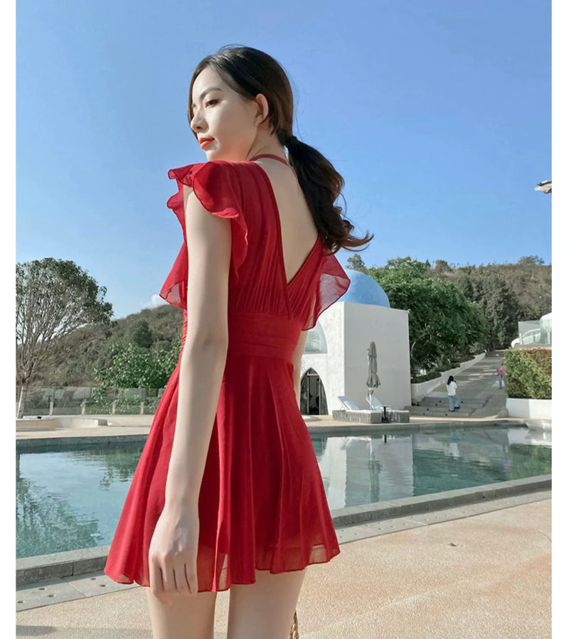 Soneva Holiday Swimsuit In Red