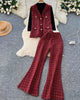 Fedora 3 Pc Premium Tweed Coord Set