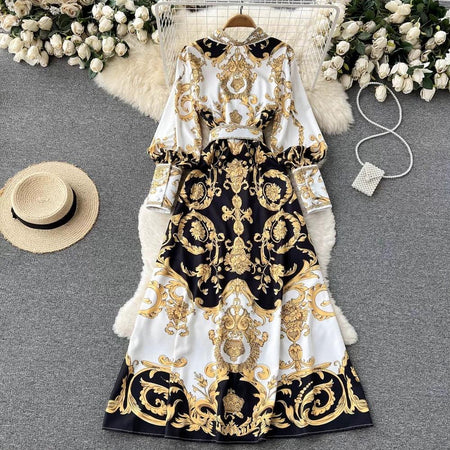 Harry Vintage Luxe Maxi Dress - Alamode By Akanksha