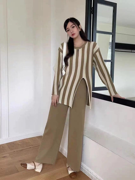 Hanoi Knitted Coord Set - Alamode By Akanksha