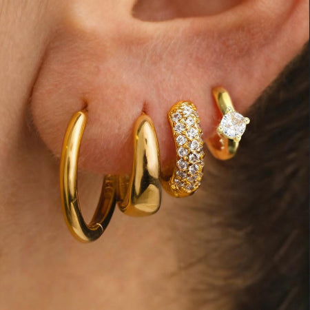 Kiki 4Pcs Hoop Earring Set
