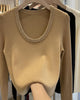 Caroline Pearl Soft Knit Pullover