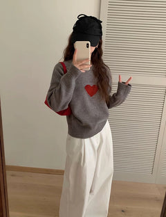 Valeria Soft Heart Sweater