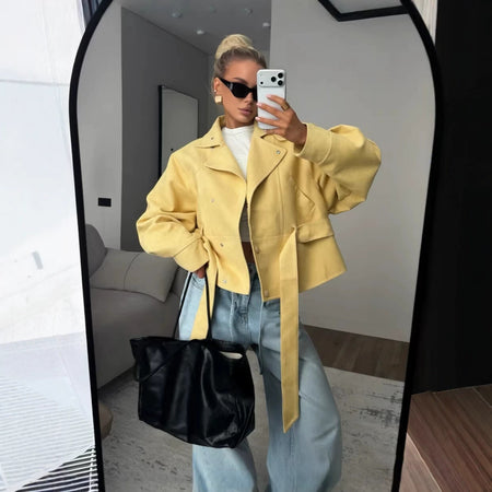 Holt Suede Coat With Belt