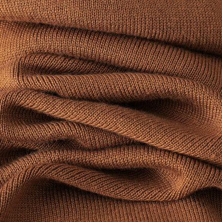 Natalia Luxe Winter Coord Set In Rust