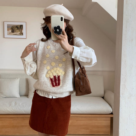 Abriana Embroidered Woolen Sweater