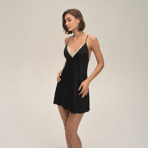 Reverie Lace Satin Nightdress