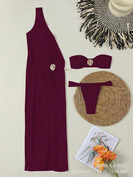 Bay 2 Pcs Swimsuit With Coverup