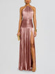 Saskia Backless Slit Maxi Dress