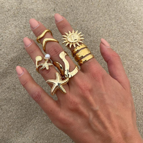 Bri 6Pcs Ring Set