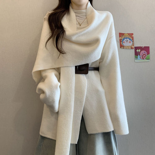 Maddox Luxe Winter Cape With Belt