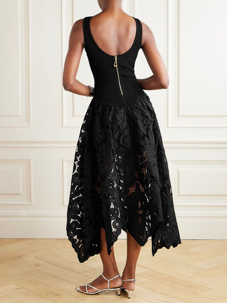 Lumira Lace Midi Dress