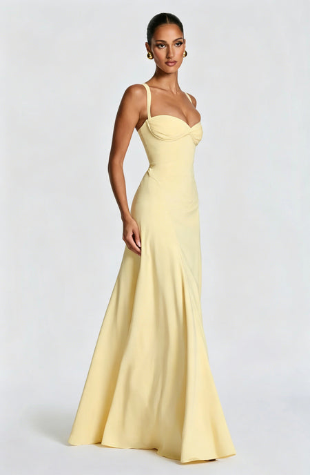 Ysabel Draped Maxi Dress