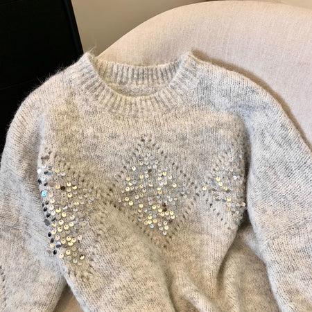 Mieke Luxe Sequin Sweater