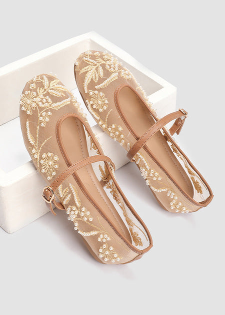 Fairy Embroidered Rhinestone Ballet