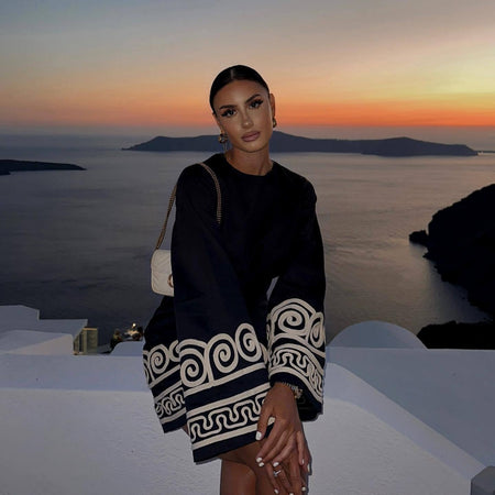 Azra Mini Printed Dress