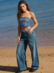 Franco High Rise Straight Jeans