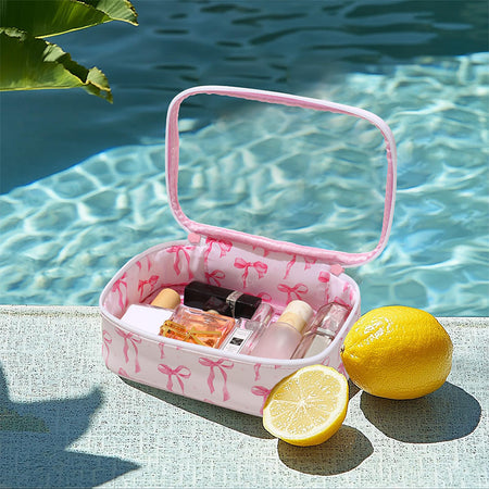 Memo Bow Makeup Pouch