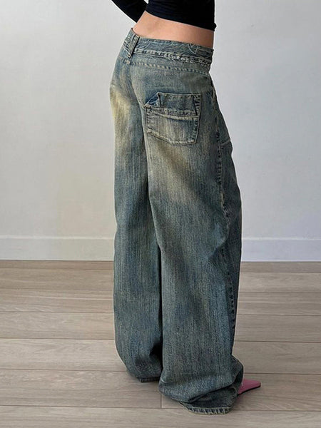 Skadi Mid Rise Loose Jeans