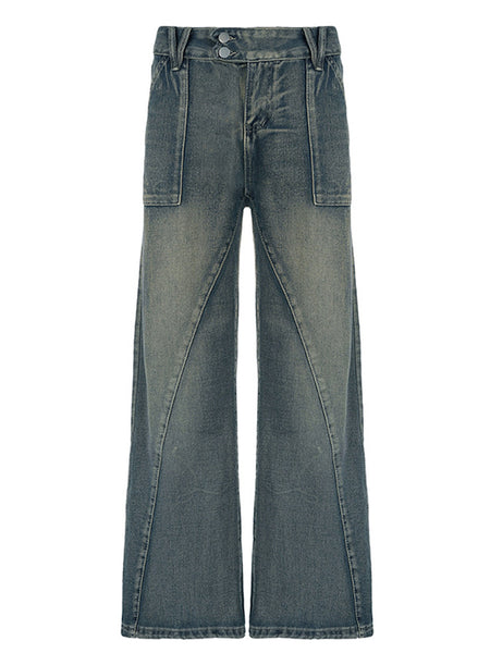 Skadi Mid Rise Loose Jeans
