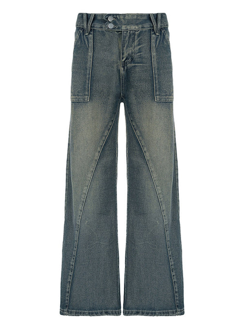 Skadi Mid Rise Loose Jeans