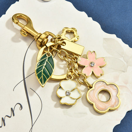 Floral Bag Charm