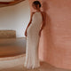 Enya Halterneck Layered Maxi Dress