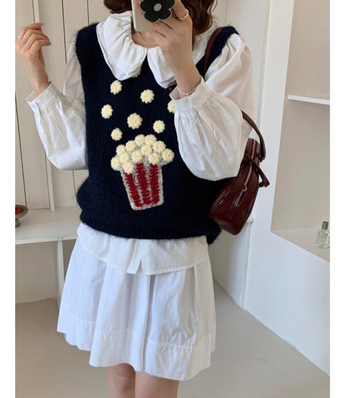 Abriana Embroidered Woolen Sweater